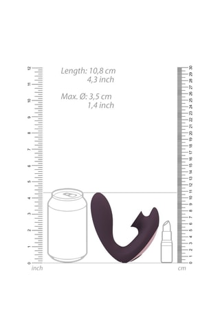 Vibrador Irresistible Desirable - Violeta - 10,5 cm