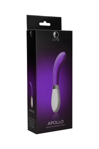 Vibrador Apollo - Violeta - 21 cm