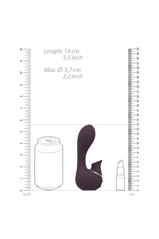 Vibrador Irresistible Mythical - Violeta - 14,1 cm