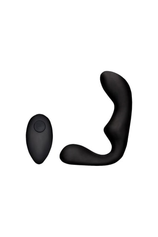 Vibrador prostático - Negro - 11,5 cm