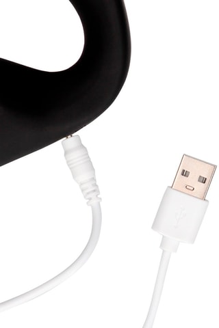 Vibrador prostático - Negro - 11,5 cm