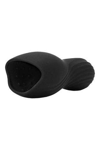 Masturbador vibrador waterproof Loveline - Negro - 13,6 cm
