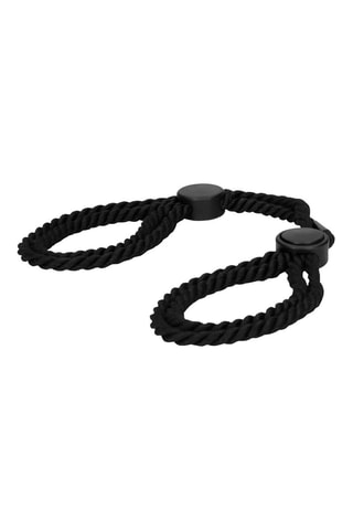 Esposas de cuerda ajustables - Negro