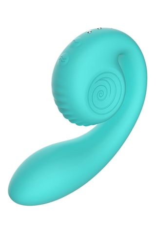 Estimulador Dual G-Spot Stimulator Gizi - Azul -­ 12 cm