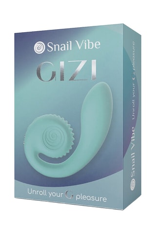 Estimulador Dual G-Spot Stimulator Gizi - Azul -­ 12 cm