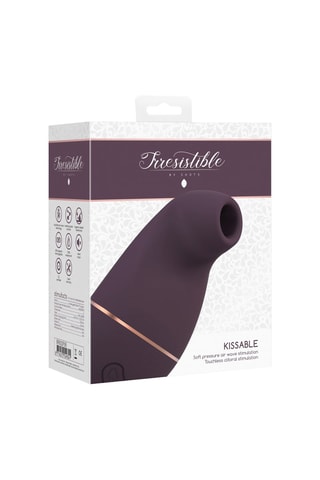 Estimulador clitoriano Irresistible Kissable - Violeta