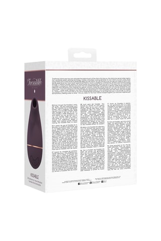 Estimulador clitoriano Irresistible Kissable - Violeta