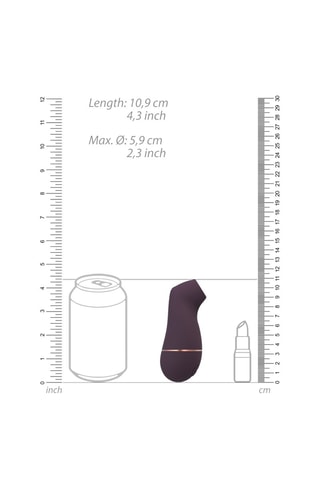 Estimulador clitoriano Irresistible Kissable - Violeta