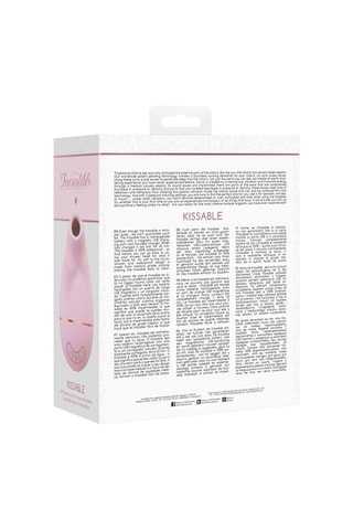 Estimulador clitoriano Irresistible Kissable - Rosa