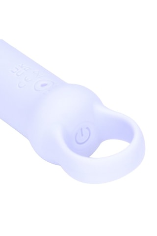 Estimulador vibrador loop grip Loveline - Blanco - 8,5 cm
