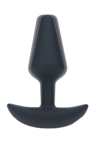 Plug anal vibrador - Negro - 9 cm