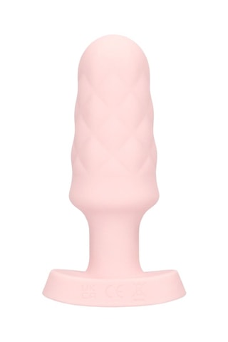 Plug vibrador con mando a distancia Velvet - Rosa - 8,5 cm
