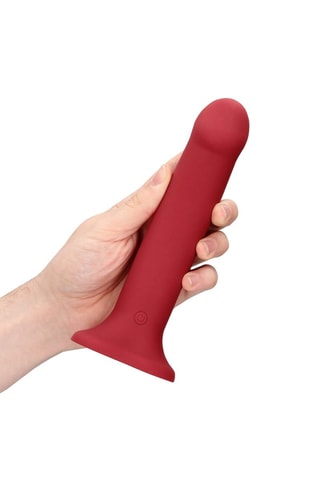 Dildo vibrante Loveline Rojo - 18,1 cm