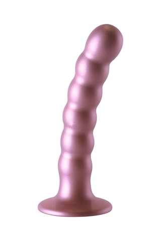Dildo perlado G-Spot Ouch ! - Rosa - 13 cm