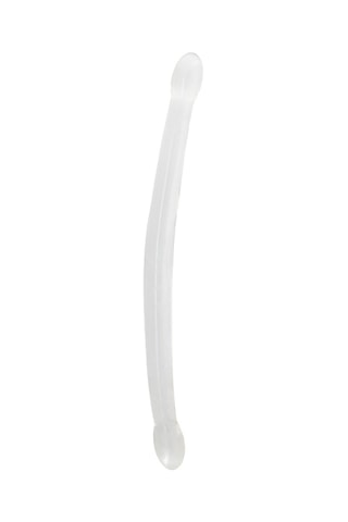Double Dong waterproof Realrock - Transparente - 42 cm