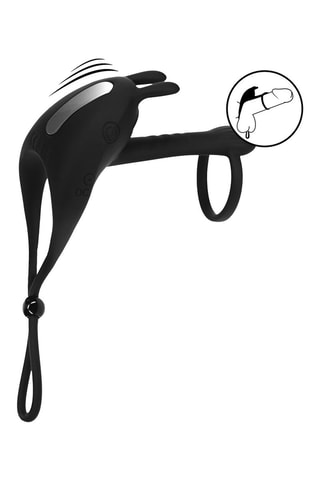 Anillo vibrador para el pene Level 3 - Negro