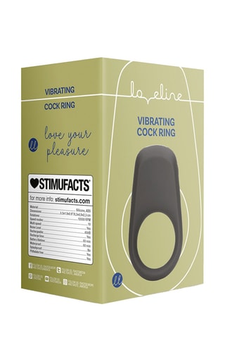 Anillo vibrador waterproof Loveline - Negro