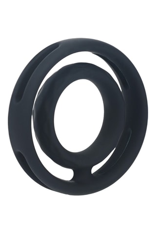 Anillo para el pene y los testículos - Negro - 5,4 cm