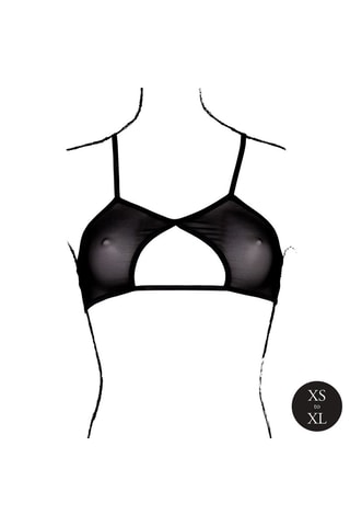 Sujetador y tanga XS/XL - Negro
