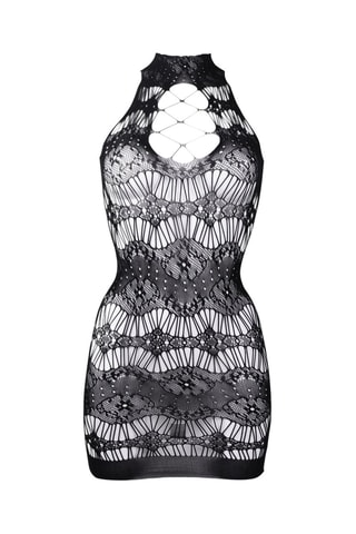 Vestido corto sin mangas - Negro