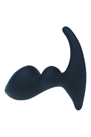 Estimulador prostático de silicona Level 2 - Negro - 8,7 cm