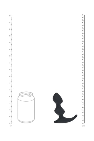 Estimulador prostático Level 2 - Negro - 8,7 cm
