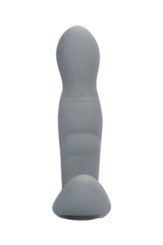 Estimulador prostático giratorio con mando a distancia Gotham - Gris - 11,3 cm