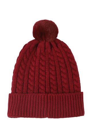 Bonnet à pompon - Bordeaux - Boss