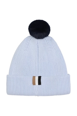 Bonnet à pompon - Blanc - Boss