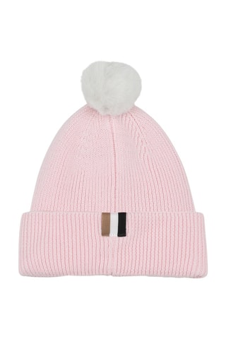 Bonnet à pompon - Rose - Boss