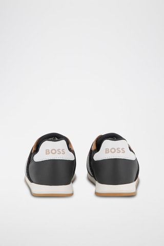 Slip-on en cuir - Noir - Boss