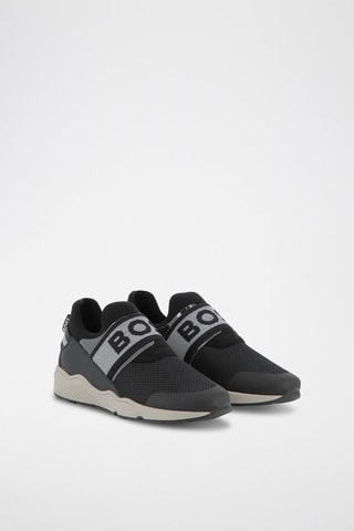Slip-on en cuir - Noir - Boss