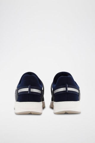 Slip-on en cuir - Bleu marine - Boss
