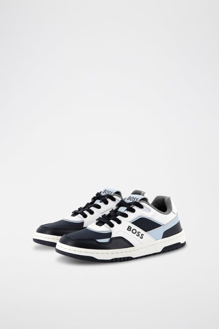Baskets en cuir - Bleu - Boss