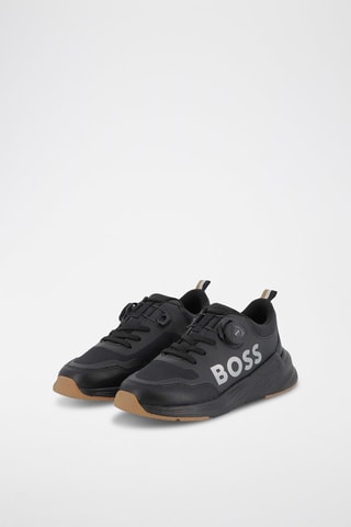 Baskets en cuir - Noir - Boss