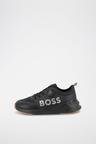 Baskets en cuir - Noir - Boss