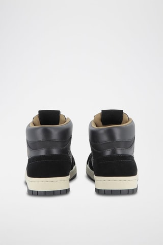 Baskets montantes en cuir - Noir - Boss