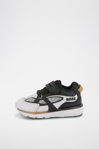 Baskets en cuir - Blanc et noir - Boss