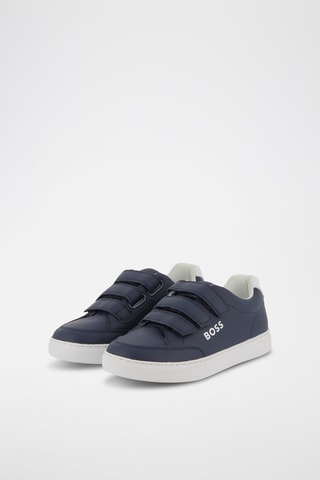 Baskets en cuir - Bleu marine - Boss