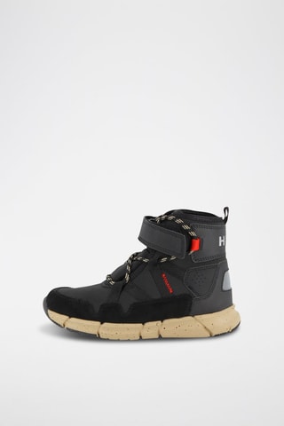 Baskets montantes en croûte de cuir nubuck - Noir - Hugo