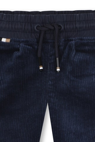 Pantalon en velours - Bleu marine - Boss