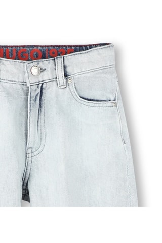 Jean dip and dye - Blanc et bleu cobalt - Hugo