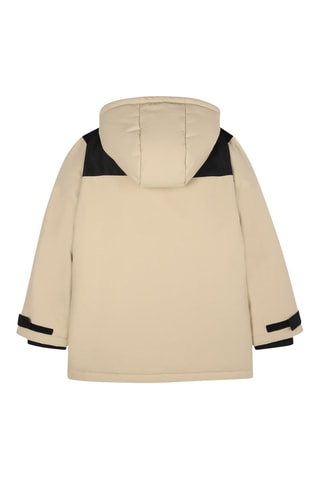 Parka à capuche - Beige et noir - Hugo