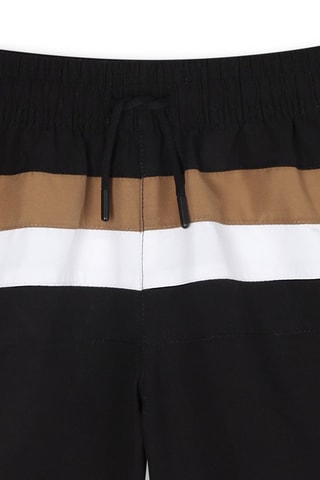 Short de bain - Noir et marron - Boss