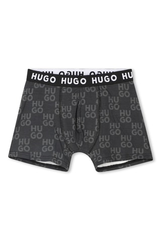 2 boxers - Noir et beige - Hugo