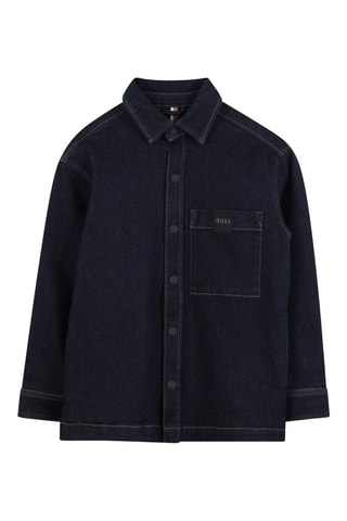 Chemise en jean - Bleu foncé - Boss