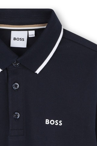 Polo - Bleu foncé - Boss