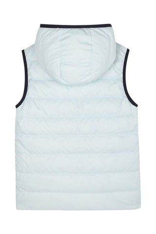 Doudoune à capuche sans manches réversible - Bleu - Boss