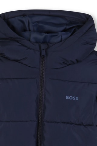 Doudoune à capuche - Bleu marine - Boss