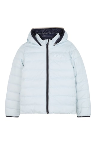 Doudoune réversible à capuche - Bleu - Boss